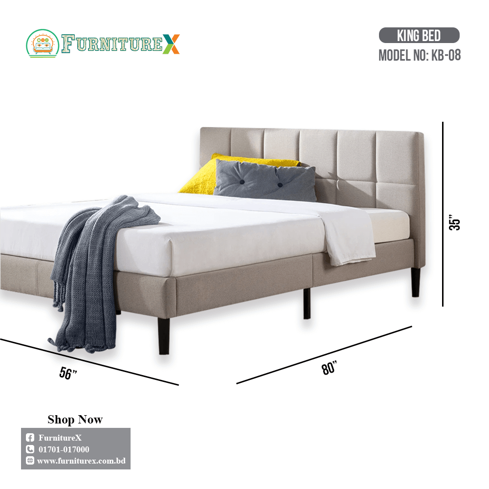 King Size Bed Price in Bangladesh (08) 3 King Bed KB 08 3