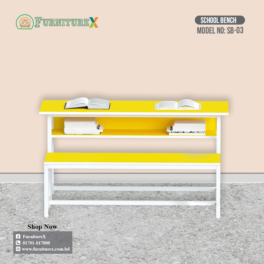 School Bench Price in BD (03): Affordable Options for Educators 3 School Bench SB 03 2