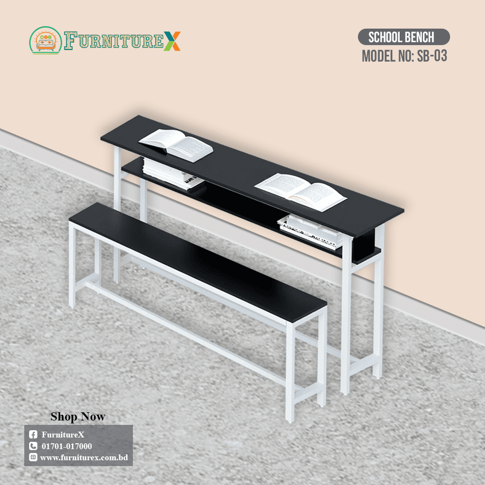 School Bench Price in BD (03): Affordable Options for Educators 1 School Bench SB 03
