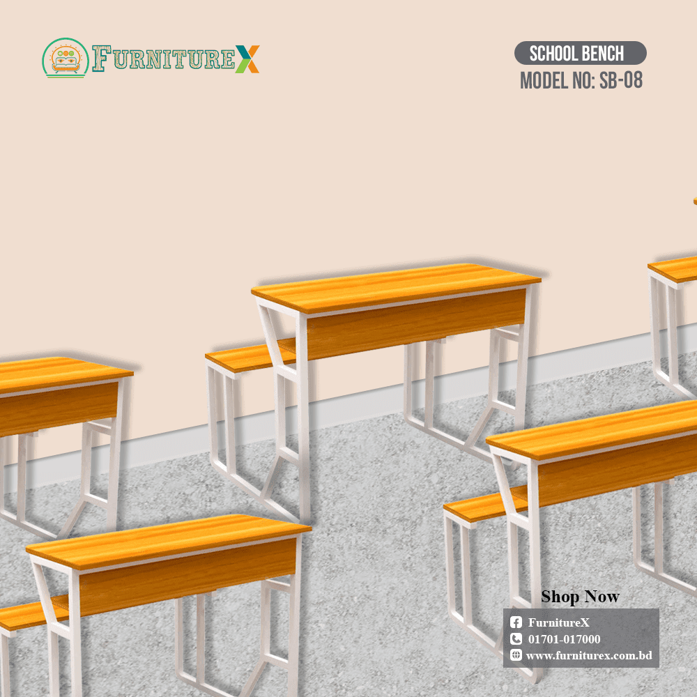 School Bench Price in Bangladesh (08): Affordable Options! 2 School Bench SB 08