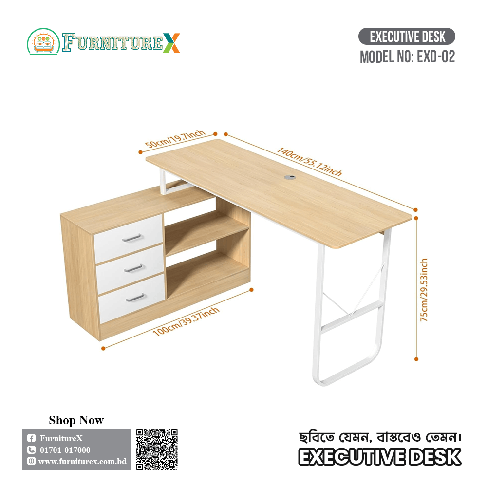 Executive Table Price In Bangladesh (02) 2 Executive Desk EXD 02 3