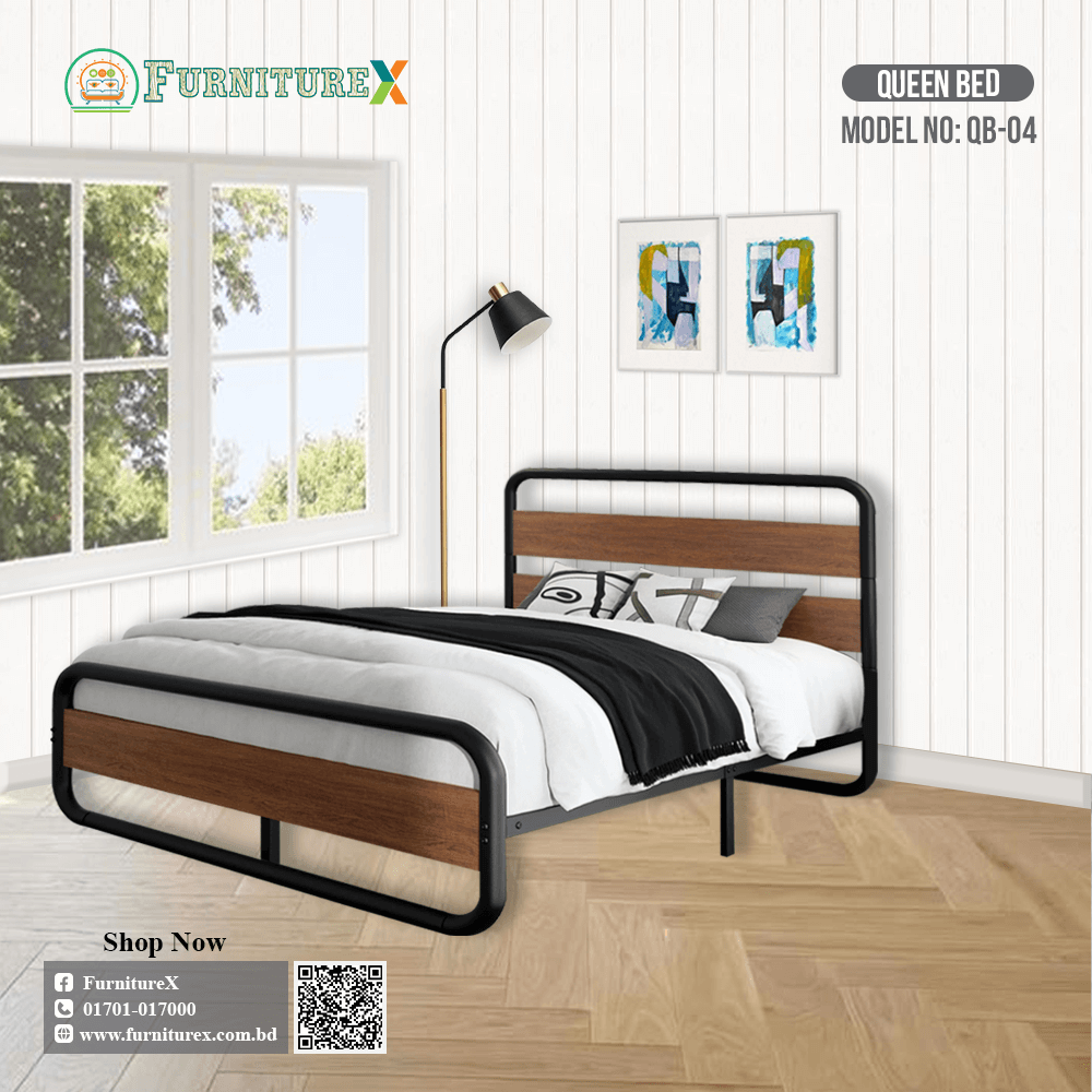 Queen Bed QB-04 Queen Bed 04 - Image 1